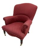Peter Guild - Victorian style upholstered armchair