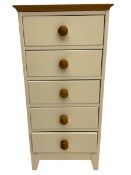 Cream finish chest