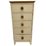 Cream finish chest