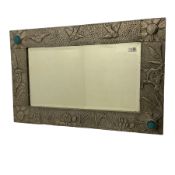 Art Nouveau period wall mirror