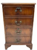 Georgian design mahogany two drawer filing chest