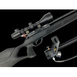 Gamo Phox PCP .22 air rifle with thumbhole pistol stock and 3-9x56 telescopic sight