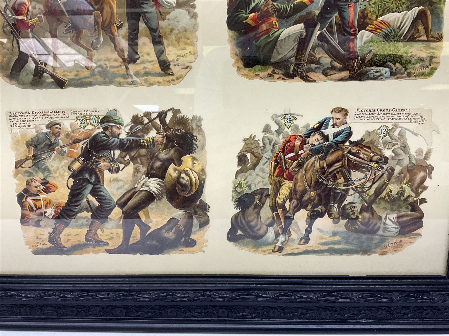 Payne (Harry) Artist: Victoria Cross Gallery; Complete set of twelve chromolithographic relief print - Image 4 of 13