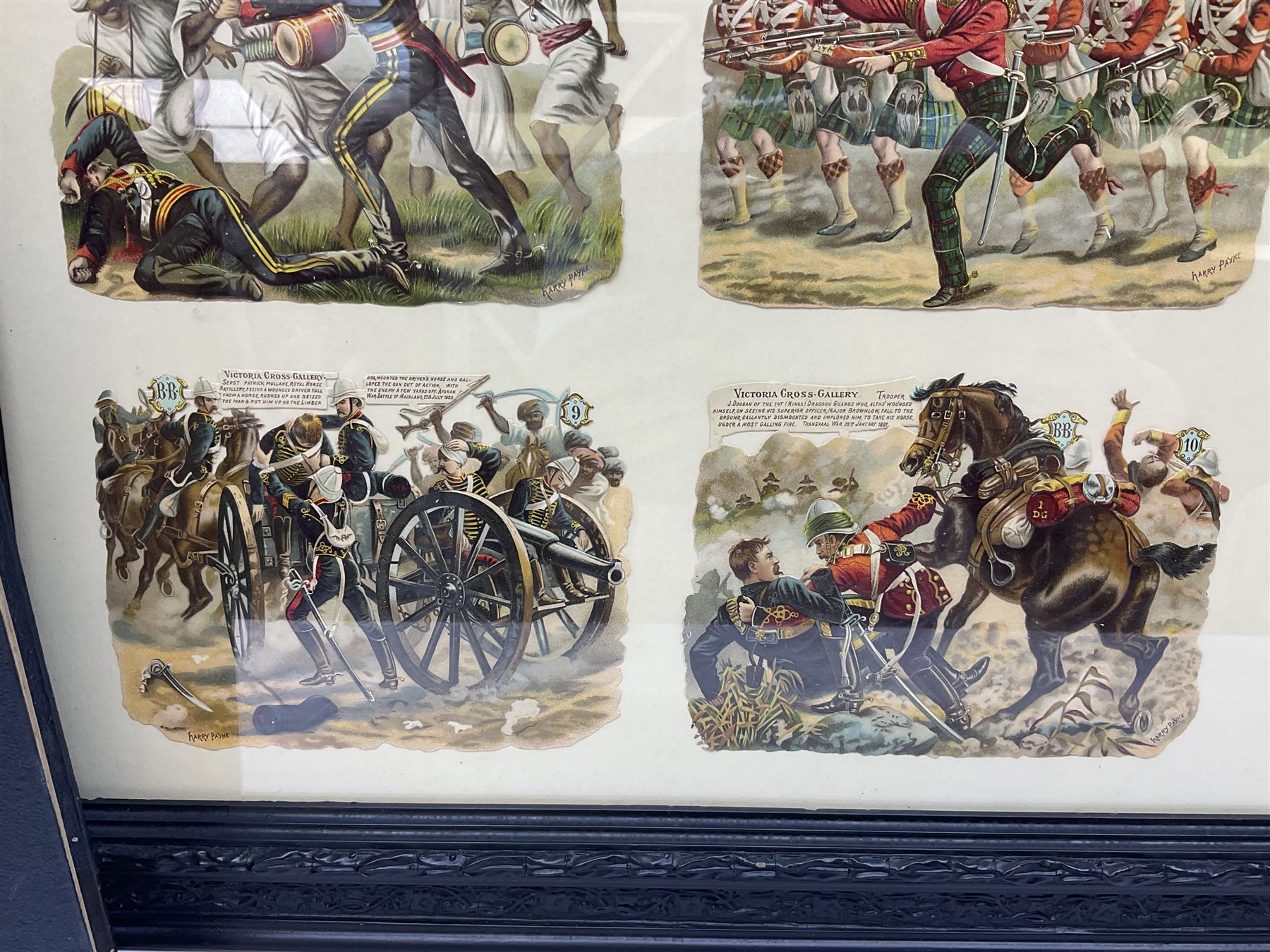 Payne (Harry) Artist: Victoria Cross Gallery; Complete set of twelve chromolithographic relief print - Image 5 of 13
