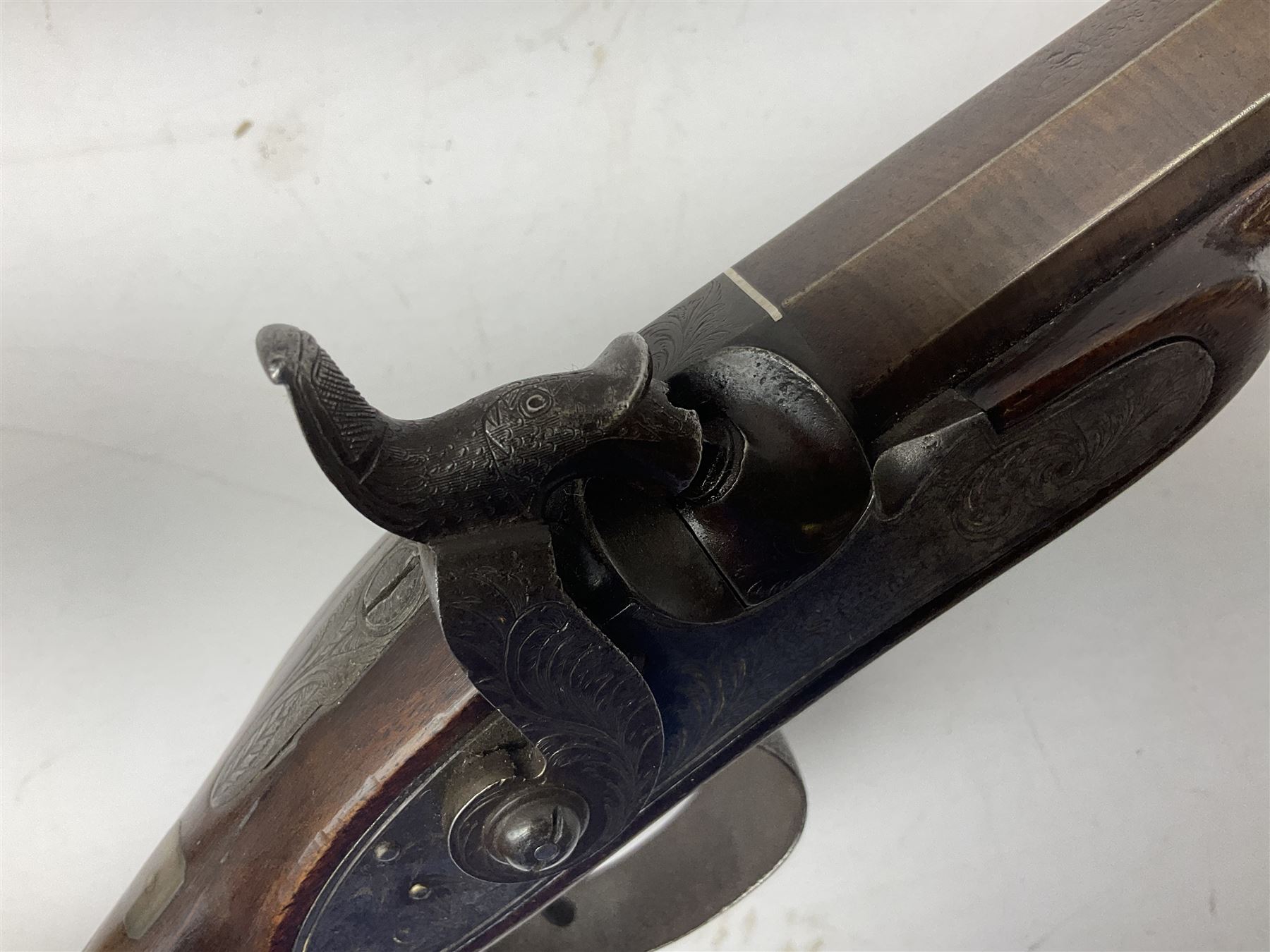 19th century Sturman of Barnsley civilian 16-bore single barrel shotgun - Image 8 of 11