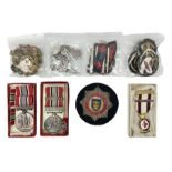 Red Cross - various cloth and metal badges etc including shoulder titles for E.R. Yorkshire