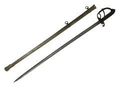 Victorian army officer's sword for the West York Yeomanry