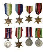Eight WW2 medals comprising two War Medals 1939-45