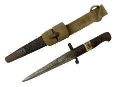 Rare SBS official bayonet conversion to F-S style fighting knife