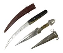 Caucasian qama or kindjal dagger