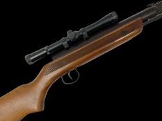 .22 air rifle with break barrel action and 48cm barrel; no visible maker but marked 'Foreign' No.559