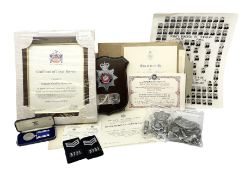 Archive of memorabilia and ephemera relating to Pc. (later Sgt.) Geoffrey Robinson of Dewsbury (late