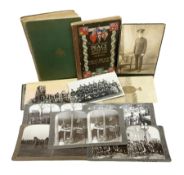 Twenty-two WW1 real photographic postcards of soldiers including portraits