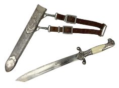 German Reichsarbeitdienst RAD Leader's Hewer dagger