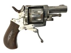 Early 20th Century continental Fritum 8-shot top venting revolver starting pistol in the Bulldog sty