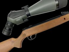 Hatsan .22 break-action air rifle retailed by Edgar brothers with 46cm barrel including fully integr