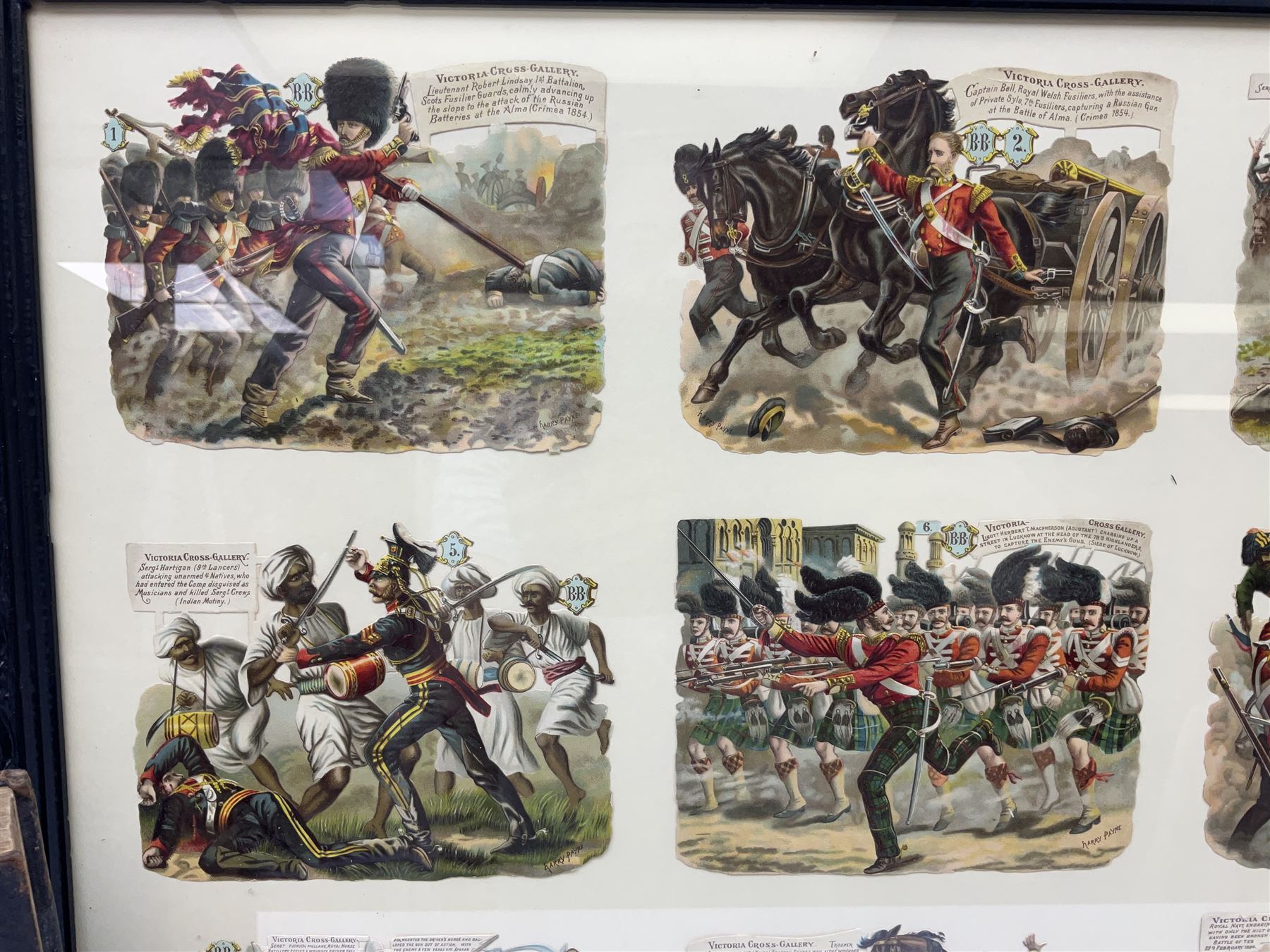 Payne (Harry) Artist: Victoria Cross Gallery; Complete set of twelve chromolithographic relief print - Image 2 of 13