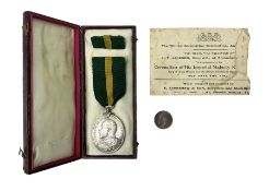 Edward VII Territorial Force Efficiency medal awarded to 471 Gnr. F.J. Burden 2/NTH'BN B.R.F.A. wit