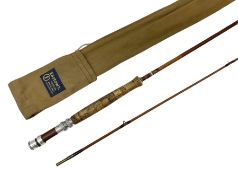 'The Scottie' 9ft 6inch split cane two piece fly fishing rod