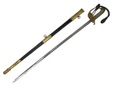 WW1 George V era 1827 Pattern Royal Naval Officer's sword