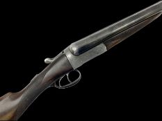 E.W. Preston Doncaster 12-bore double barrel side-by-side boxlock ejector shotgun with 71cm barrels