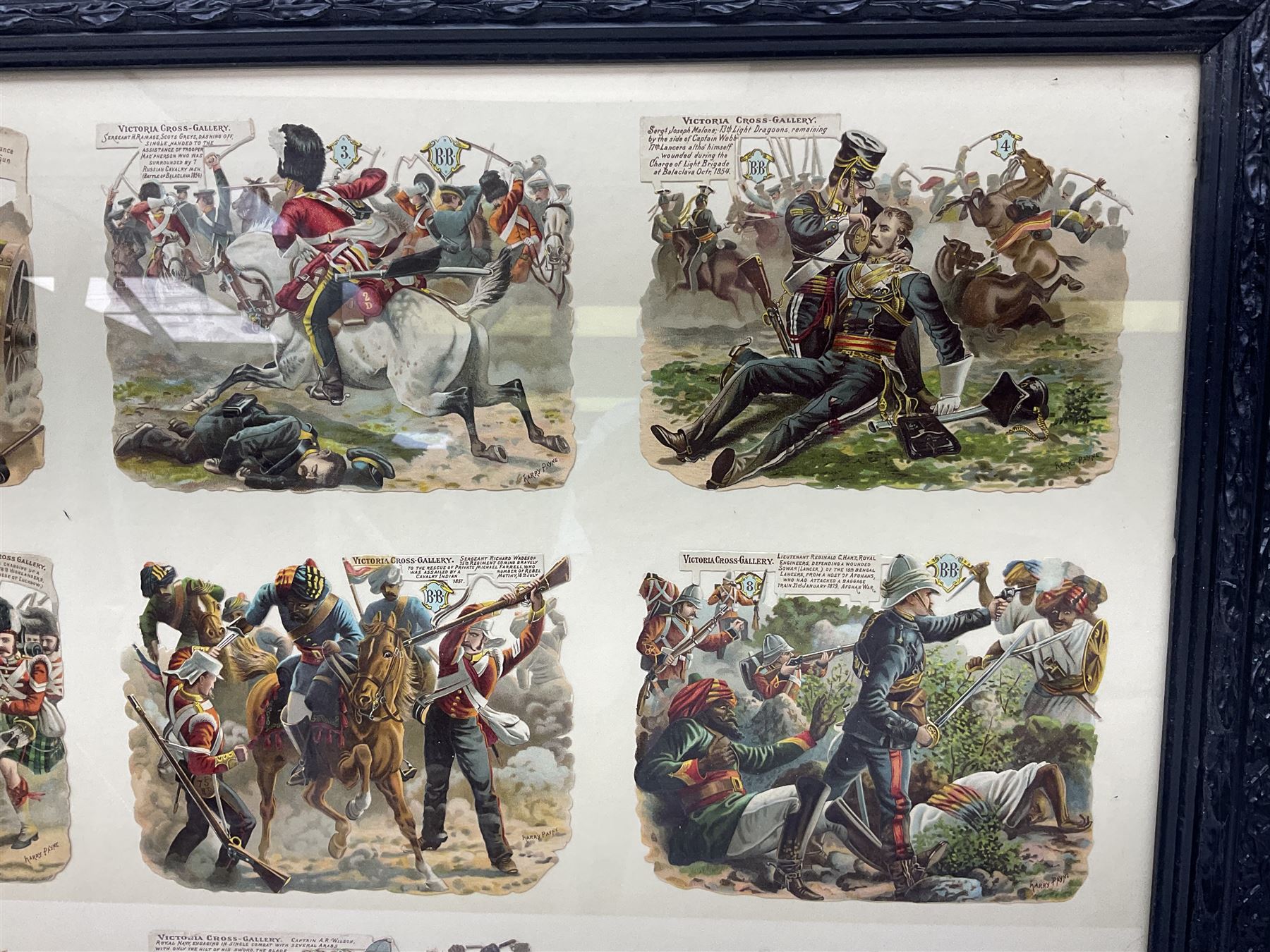 Payne (Harry) Artist: Victoria Cross Gallery; Complete set of twelve chromolithographic relief print - Image 3 of 13