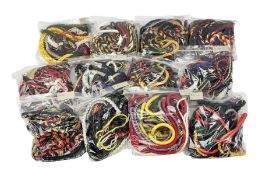 Approximately one-hundred and twenty lanyards in military colours