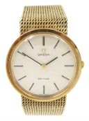 Omega De Ville gentleman's 9ct gold 17 jewel manual wind wristwatch