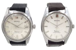 Two Seiko Seahorse gentleman's stainless steel manual wind wristwatch's