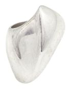 Georg Jensen silver modernist design ring designed by Nanna Ditzel