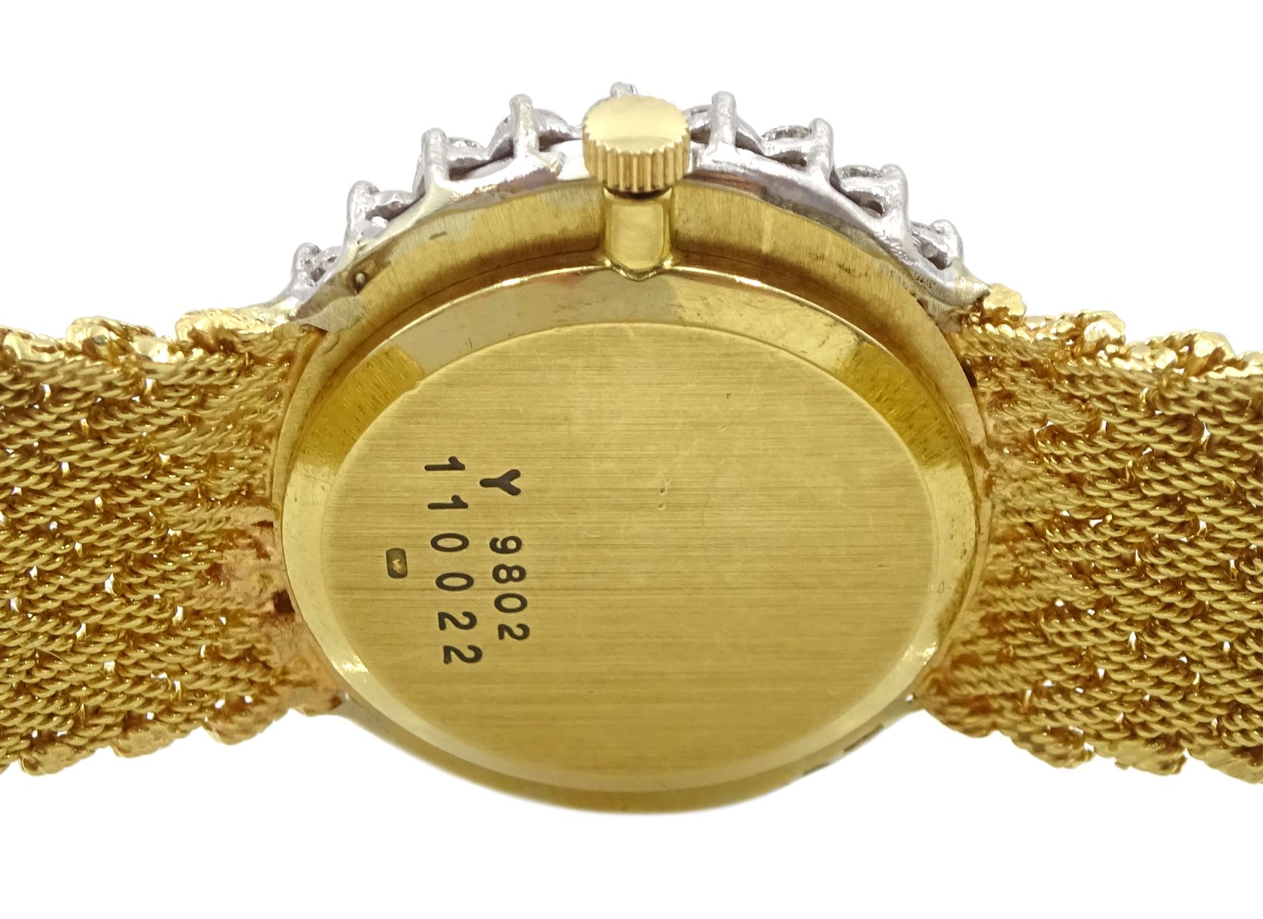 Bueche Girod ladies 18ct gold manual wind wristwatch - Image 4 of 4