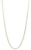18ct gold foxtail link necklace