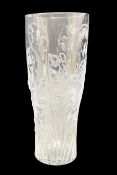 Lalique Elves frosted glass vase