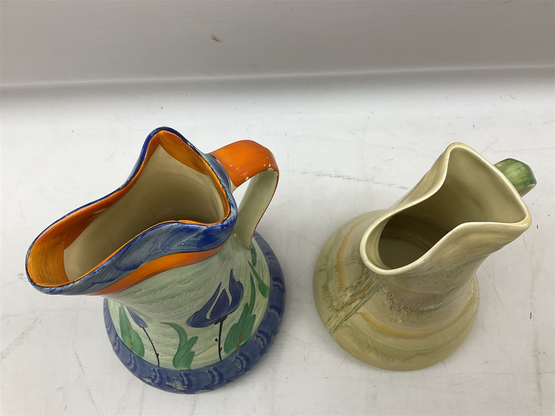 Seven Myott Son & Co hand painted jugs - Image 6 of 14
