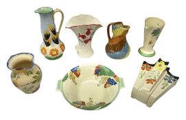 Group of Art Deco ceramics