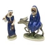 Goebel Flight Into Egypt figure group depicting Mary holding baby Jesus on donkey