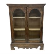 Edwardian oak table top cabinet