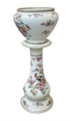 Large ceramic Jardiniere on stand