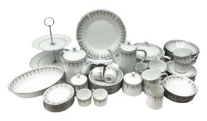 Noritake Kambrook pattern tea and dinner service for six