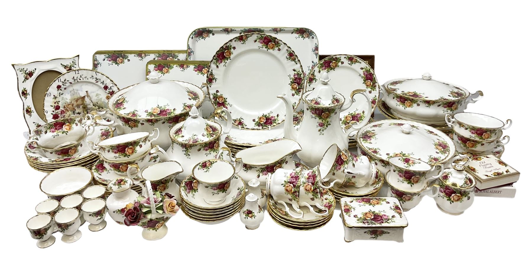 Royal Albert Old Country Roses pattern part tea and dinner service