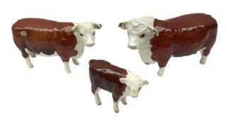 Beswick Hereford family group