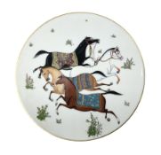 Hermes 'Cheval d'Orient' plate