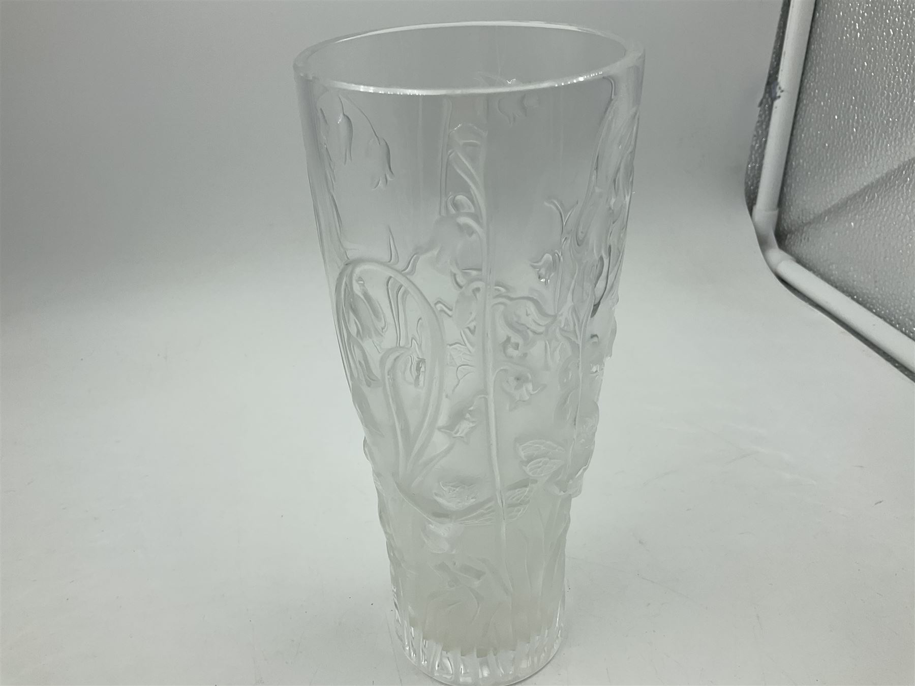 Lalique Elves frosted glass vase - Image 2 of 6