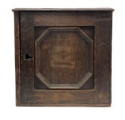 18th century oak spice cabinet