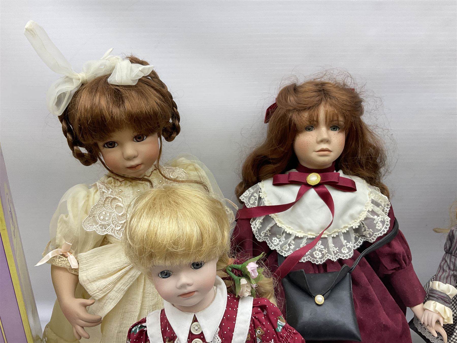 Seven dolls to include 'Heroines From The Fairytale Forest' Knowles Snow White - Image 2 of 13