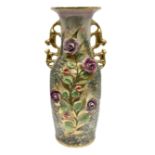 Mid-late 20th century French vase of baluster form by M. Depose