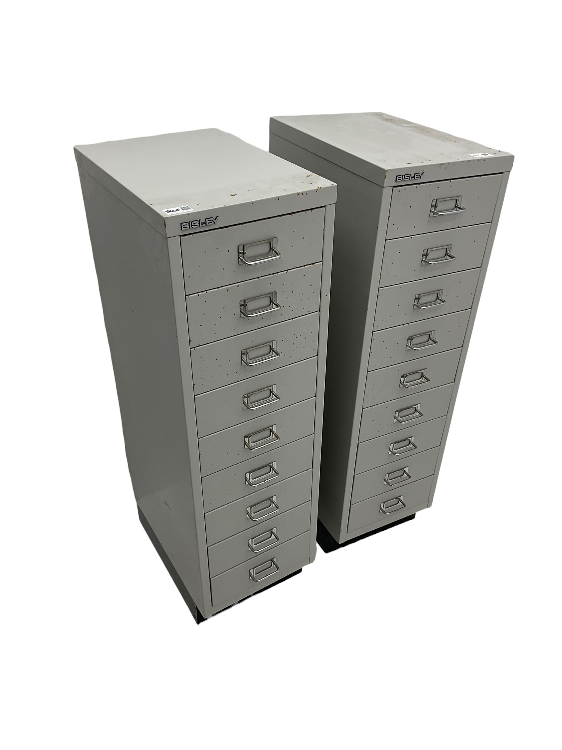 Two Bisely nine drawer cabinets - Image 2 of 2