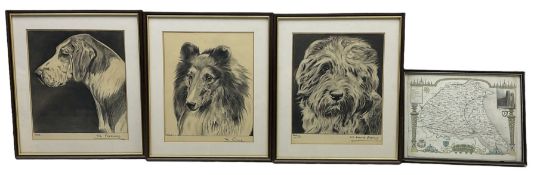 Franklin (British 20th century): 'Collie' 'Foxhound' and 'Old English Sheepdog'