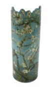 Beswick Van Gogh vase of cylindrical form