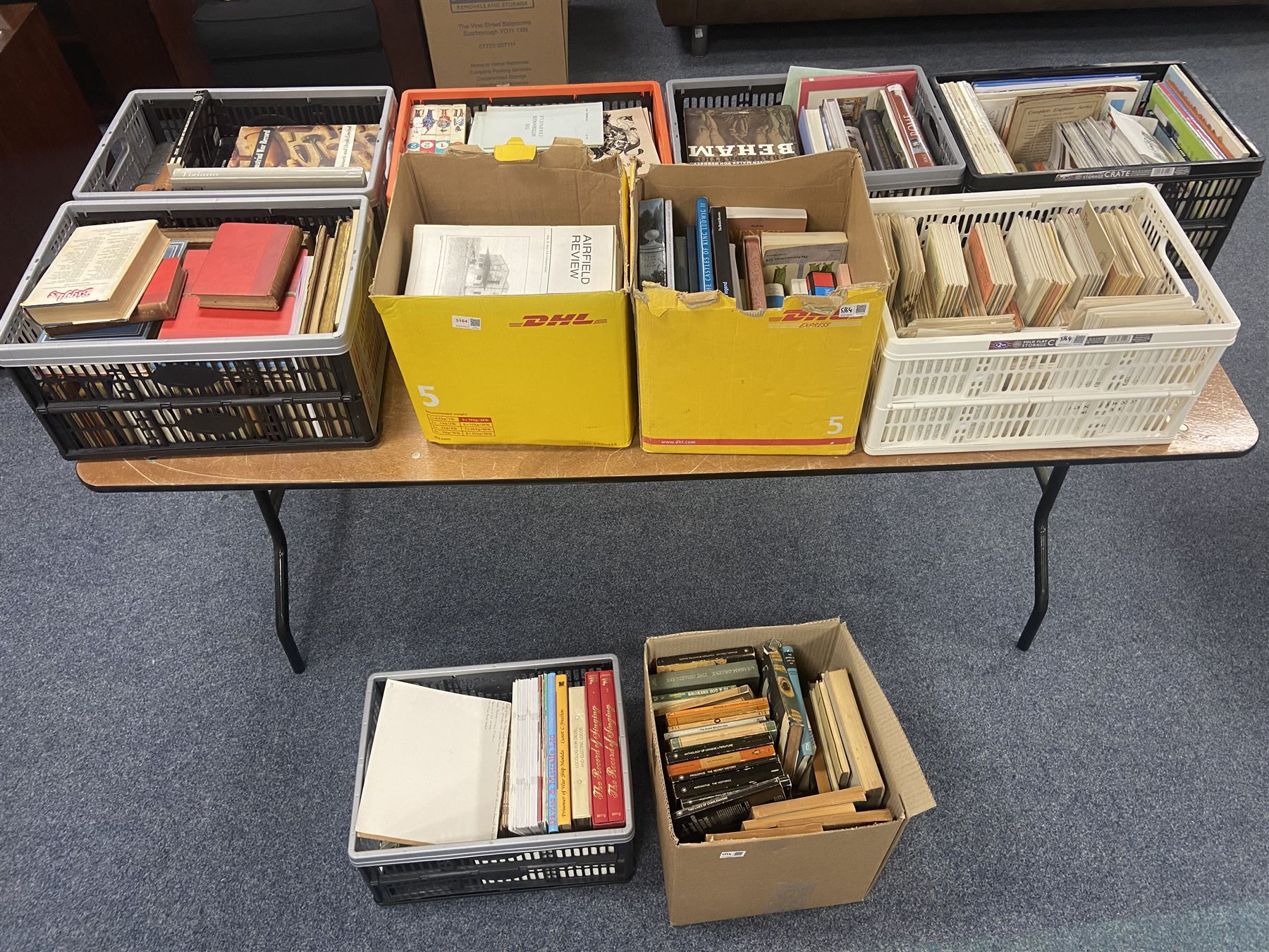 Quantity of books and ephemera to include Airfield Research Group